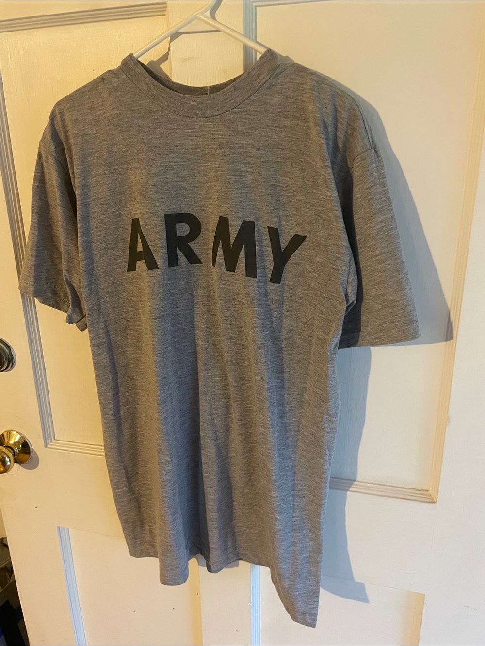 ARMY Gray Short-Sleeve Crewneck T-Shirt